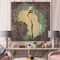 Designart - African American Woman In Gorgeous Wedding Dress - Modern Print on Natural Pine Wood